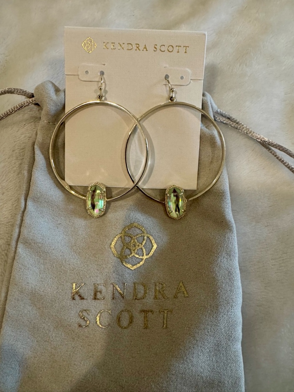 Kendra Scott Elora
Dichroic Glass Drop Earrings
